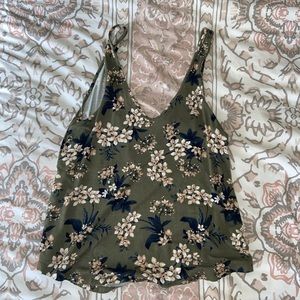 floral American eagle tank top